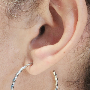 Stainless Steel Nicky Hoop Earrings