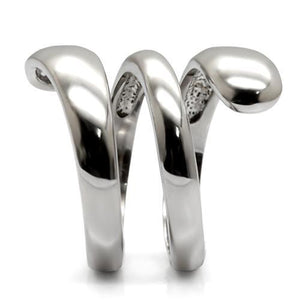 Stainless Steel Swirl Sureya Ring