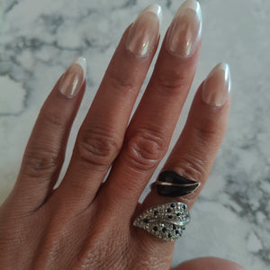 Stainless Steel Sylva Ring with Top Grade Crystals