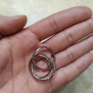 Stainless Steel Interlocking Lexy Ring