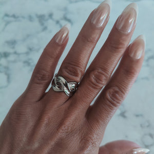 Stainless Steel Josephine Ring