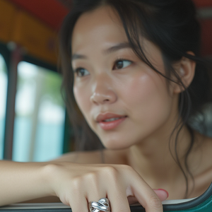 Stainless Steel Josephine Ring