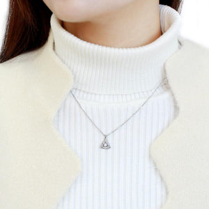 Stainless Steel Nova Necklace with AAA Grade Cubic Zirconias