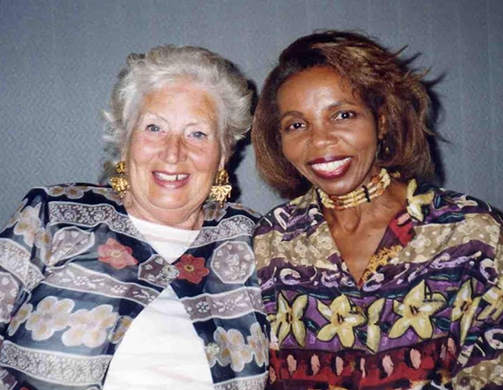 The OGs: Muriel Joy on the left, Joan Oris on the right.