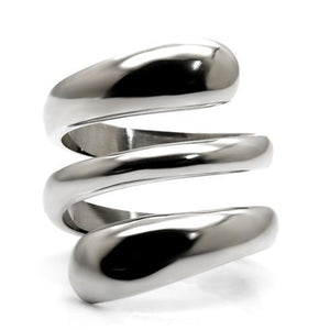 Stainless Steel Swirl Sureya Ring