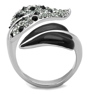 Stainless Steel Sylva Ring with Top Grade Crystals