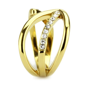 14K Gold-Plated Isadora Ring with Top Grade Crystals