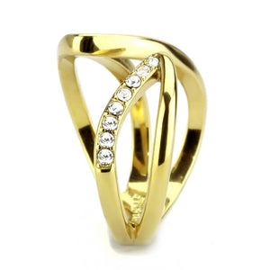 14K Gold-Plated Isadora Ring with Top Grade Crystals