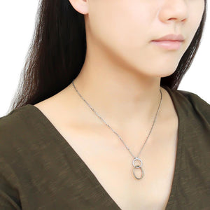 Stainless Steel Stella Necklace with AAA Grade Cubic Zirconias