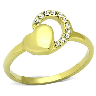 14K Gold-Plated Crystal Isabelle Ring